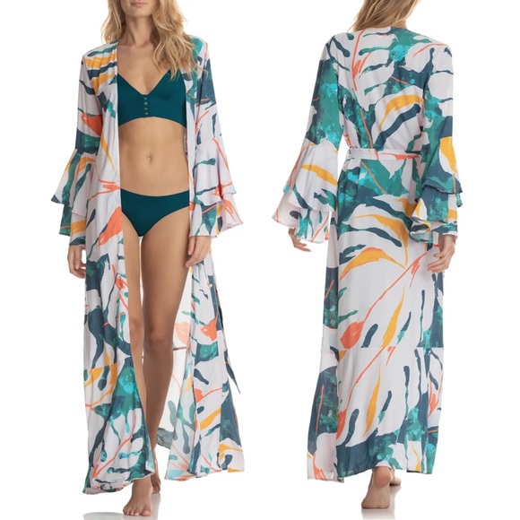 Maaji ★ Kimono Maxi Swim Cover Up - Picture 6 of 15